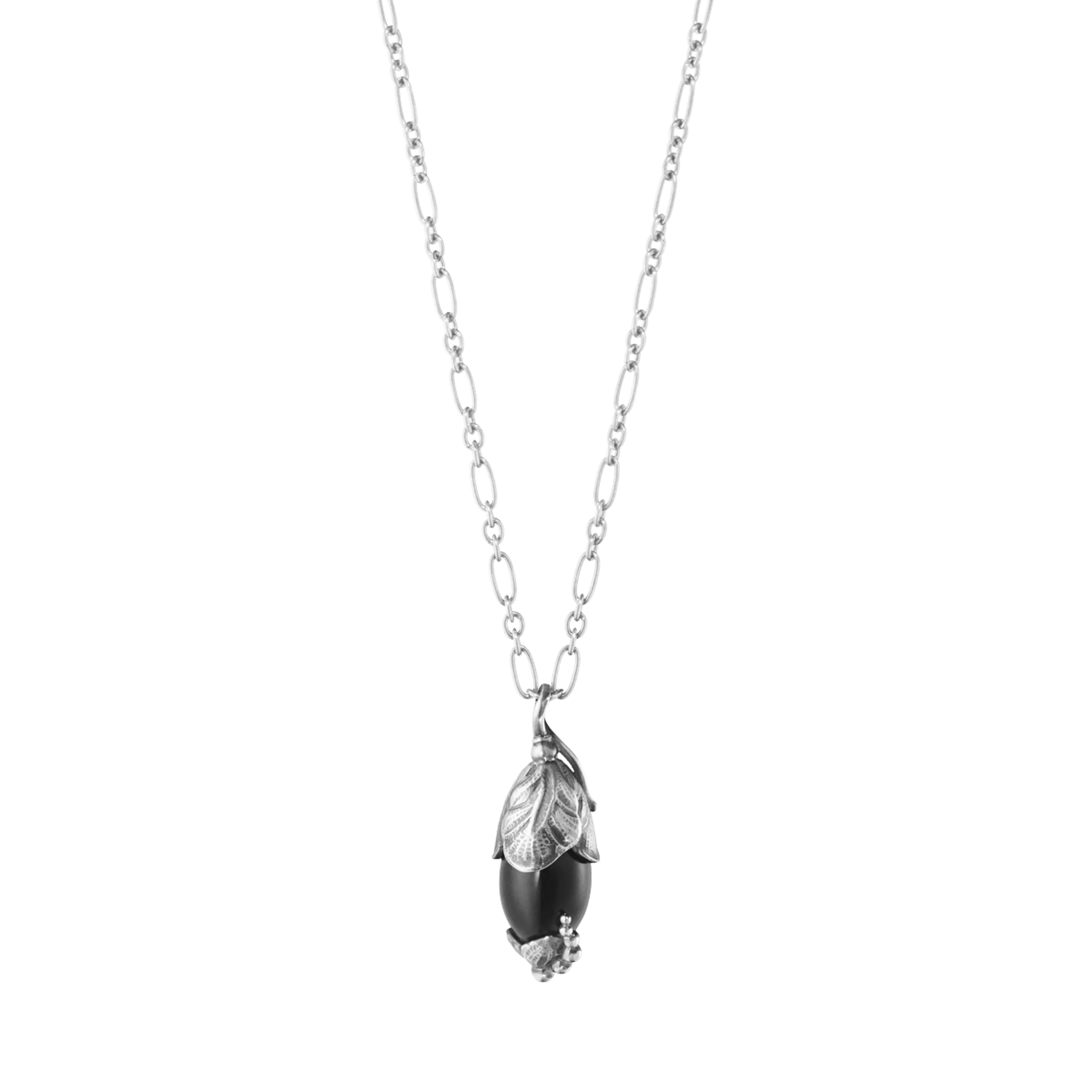 2024 Black Onyx Heritage Pendant - Silver - 20001391