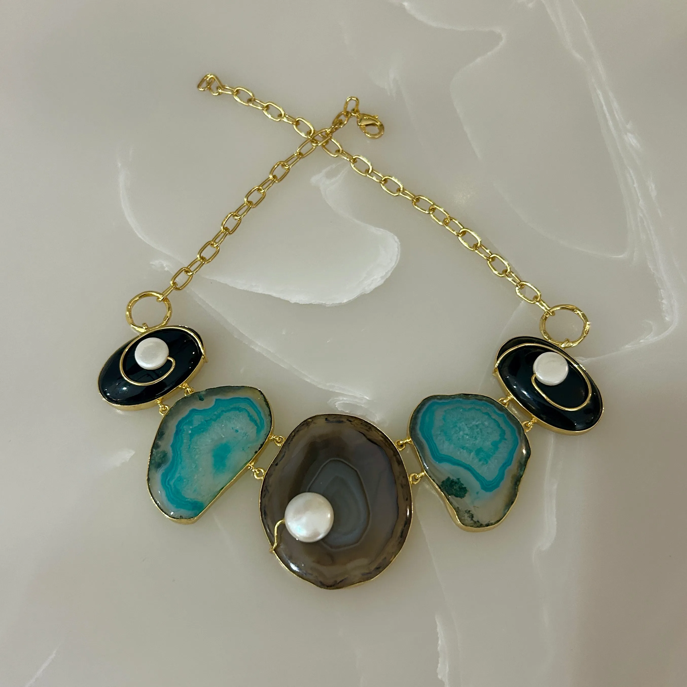 Aqua Grace Neckpiece