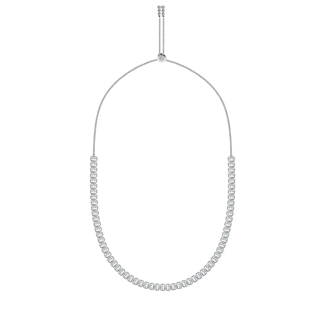 Cassidy Emerald Line Necklace