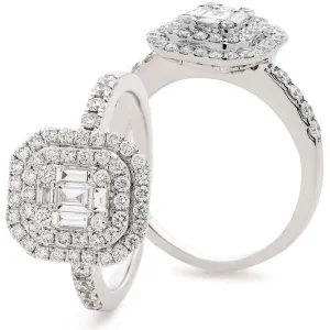 Classic Cocktail Cluster Ring 0.90ct