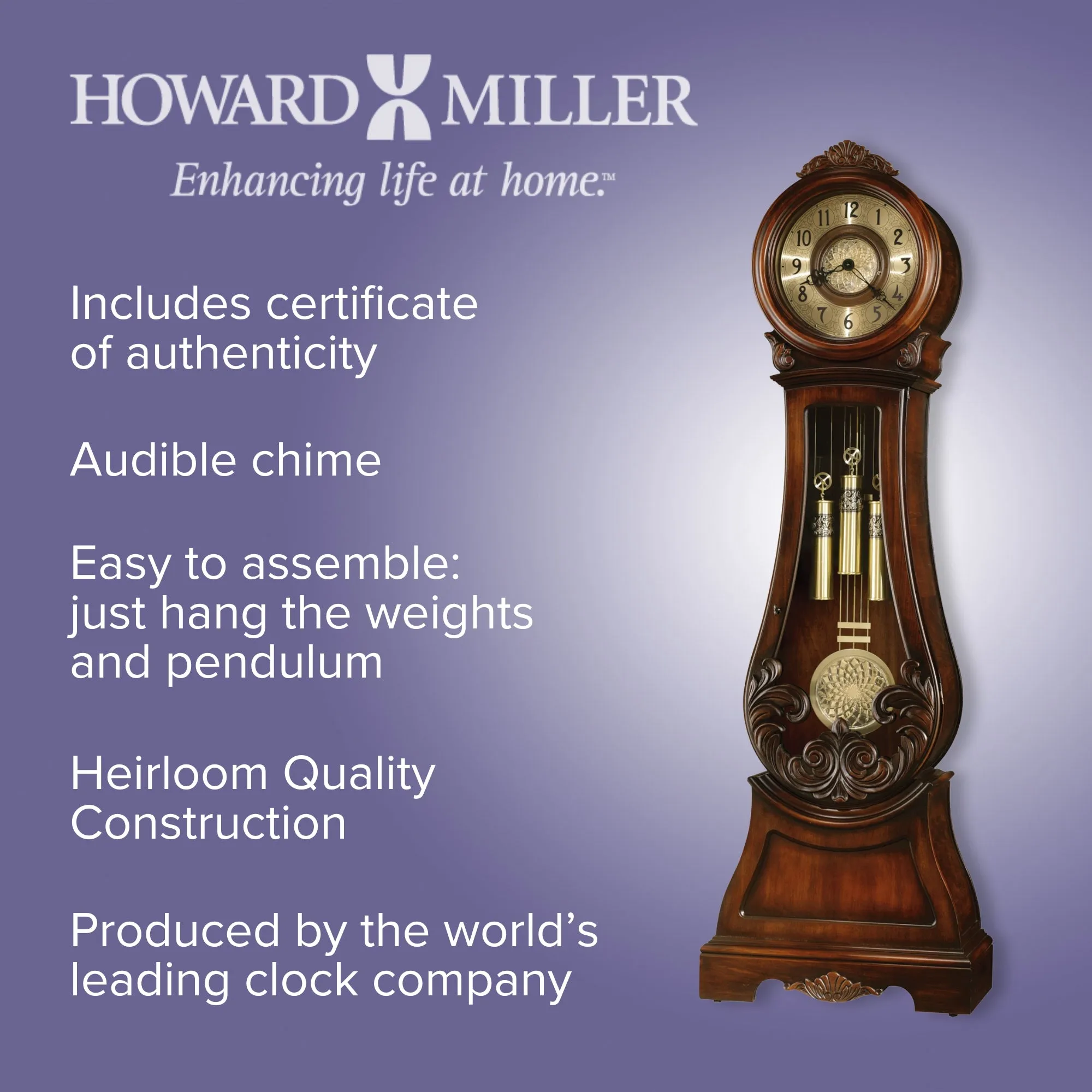 Diana Westminster Chime Grandfather Clock