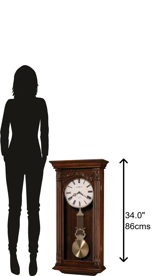 Greer Dual Chime Quartz Wall Clock 86cm