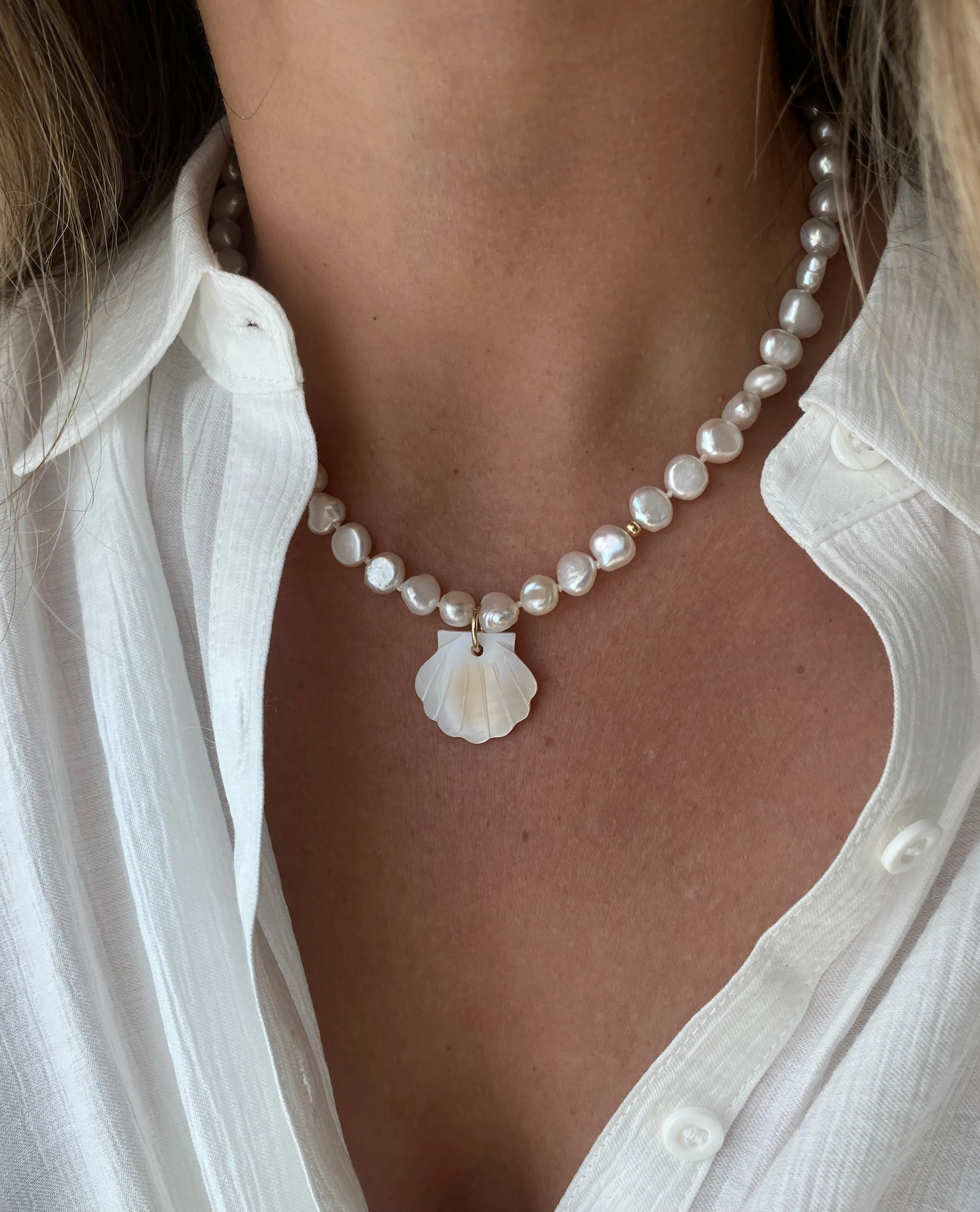 MELODY Irregular Pearl Necklace