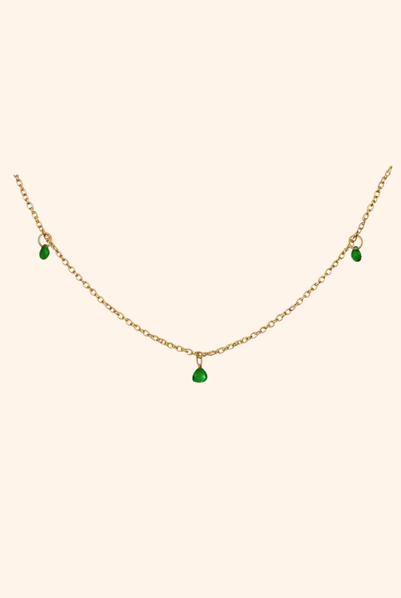 Off Duty Necklace Emerald