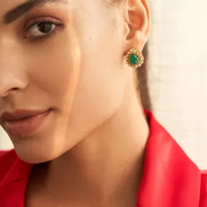 Pakeezah Emerald Studs