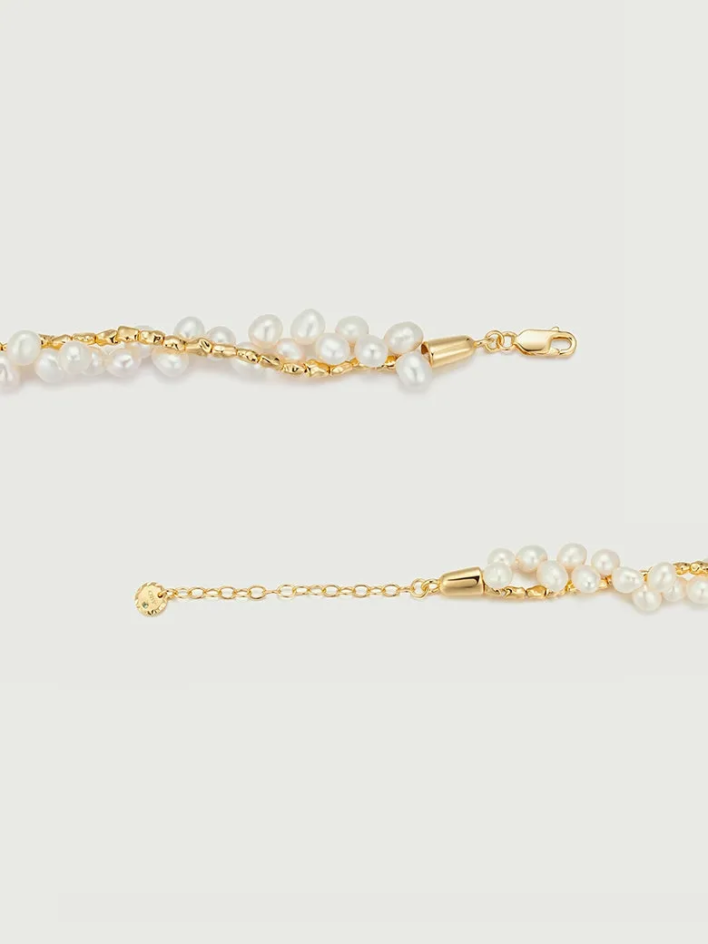 Pearl Ear of Wheat Harmony Necklace