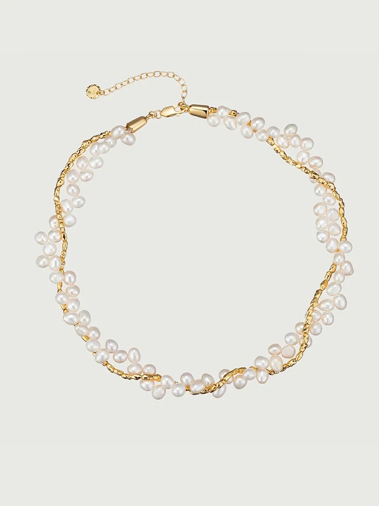 Pearl Ear of Wheat Harmony Necklace