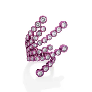 Rani Pink Wrap Cocktail Ring