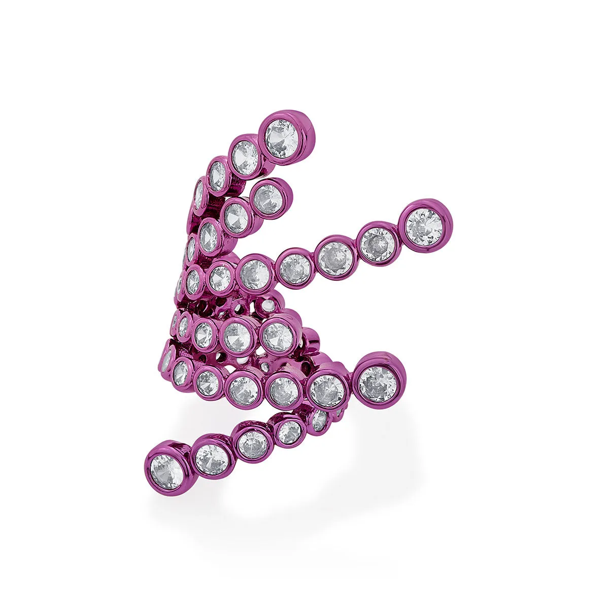 Rani Pink Wrap Cocktail Ring