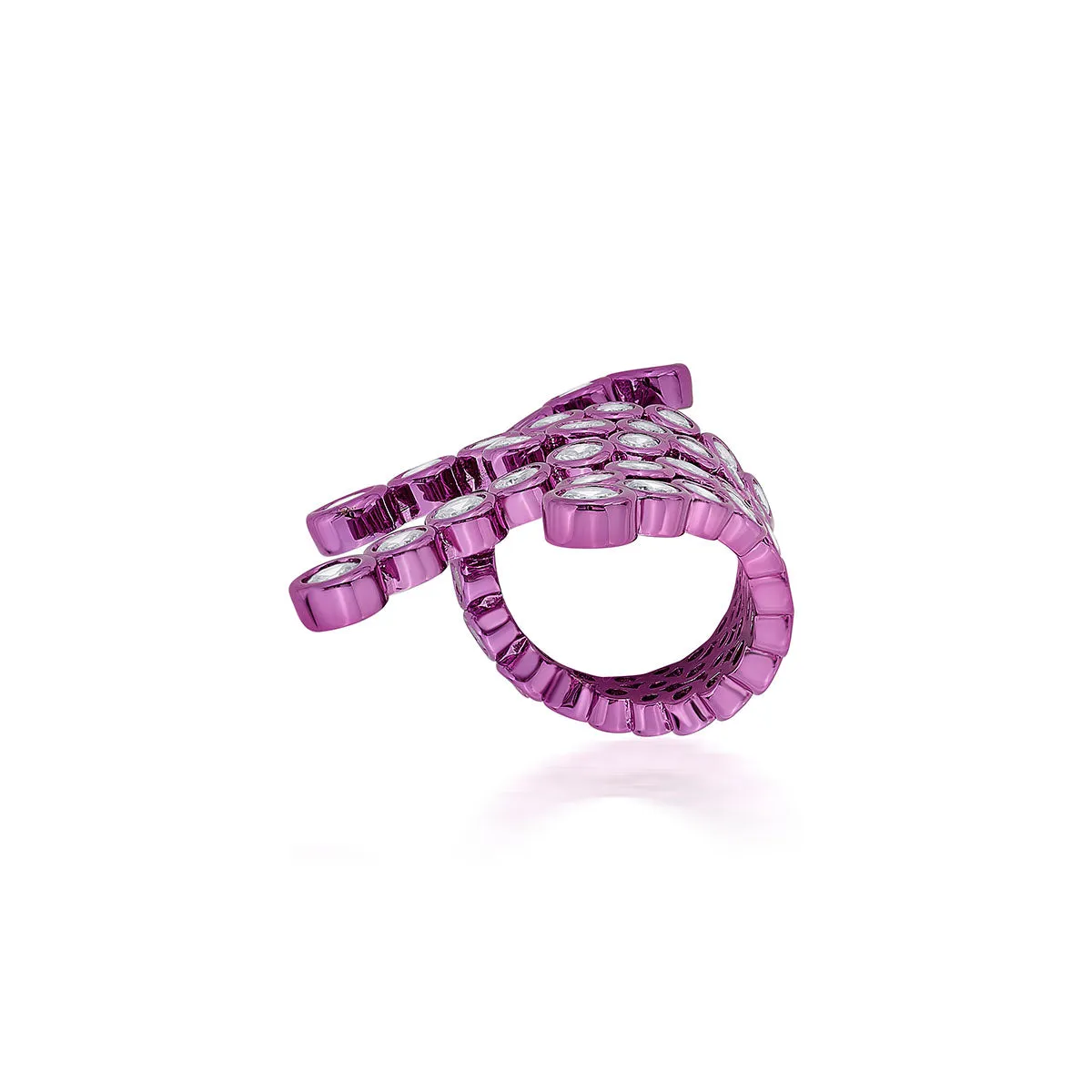 Rani Pink Wrap Cocktail Ring