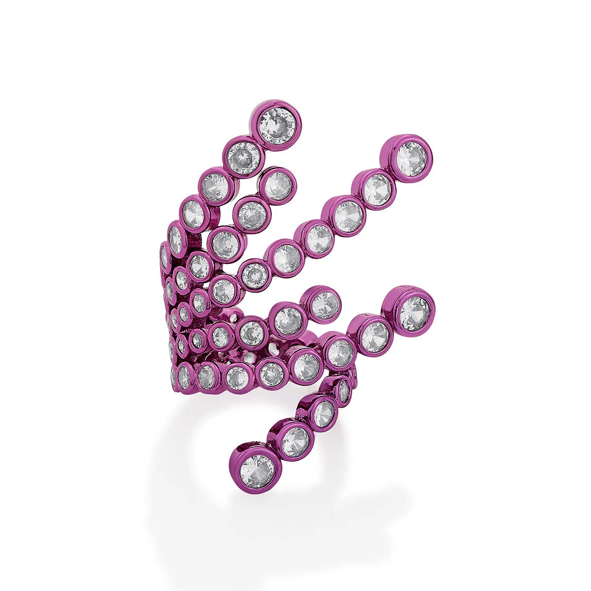 Rani Pink Wrap Cocktail Ring