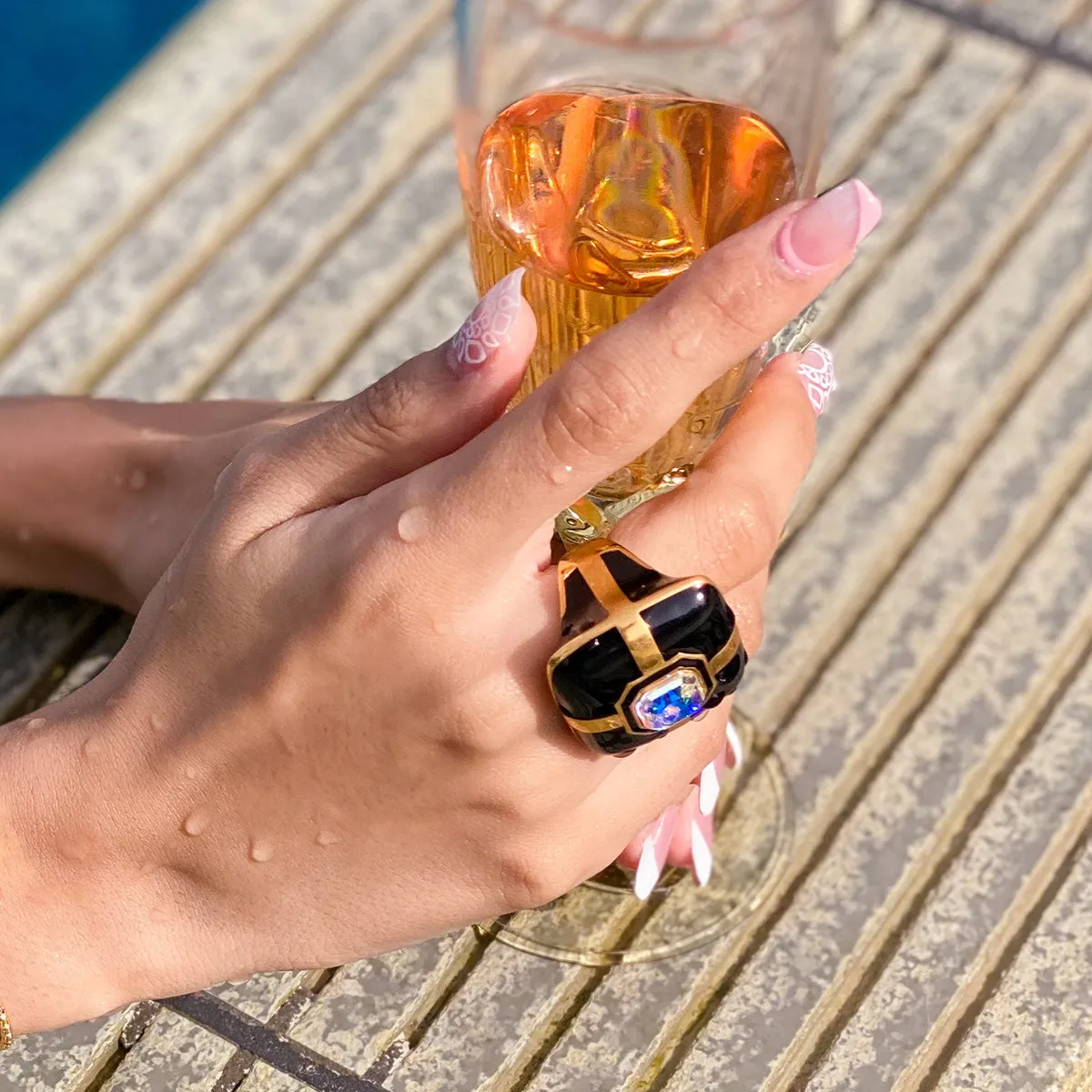 Rosa Mirror Ring