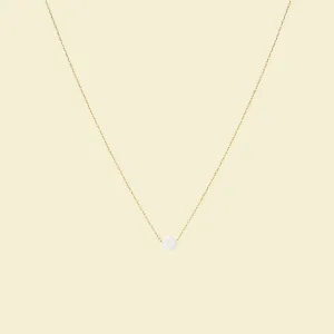 Round Solo Pearl Necklace