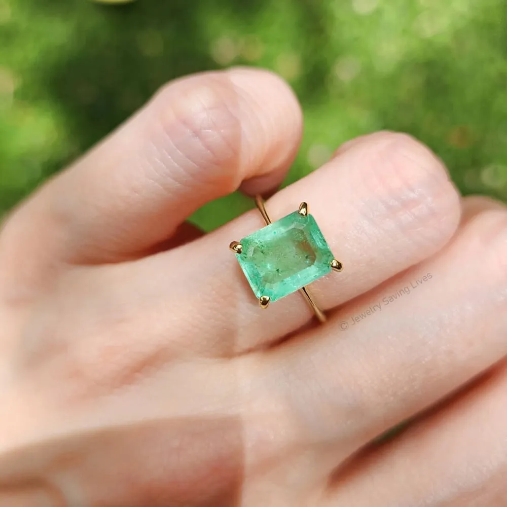 The Audrey- Raw Doublet Emerald