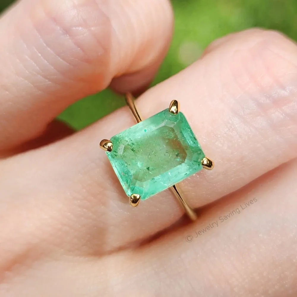 The Audrey- Raw Doublet Emerald