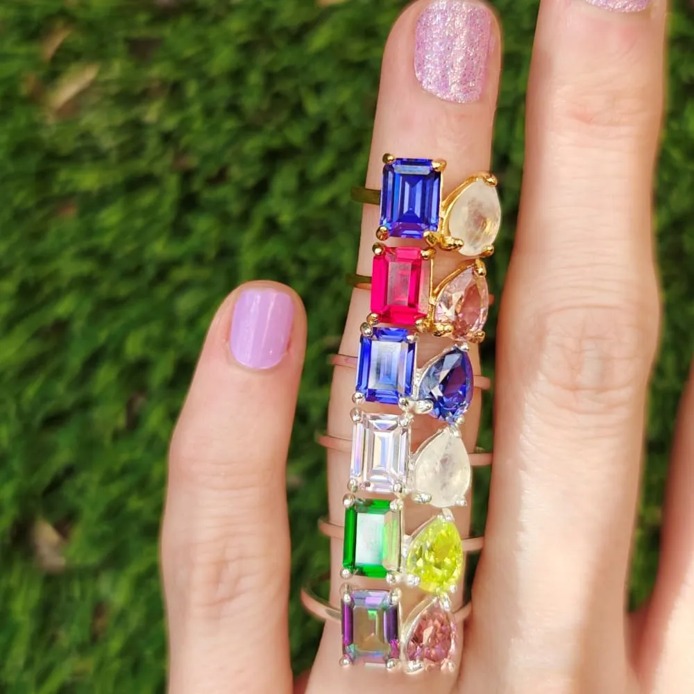 The Aurora - Custom Toi et Moi Ring