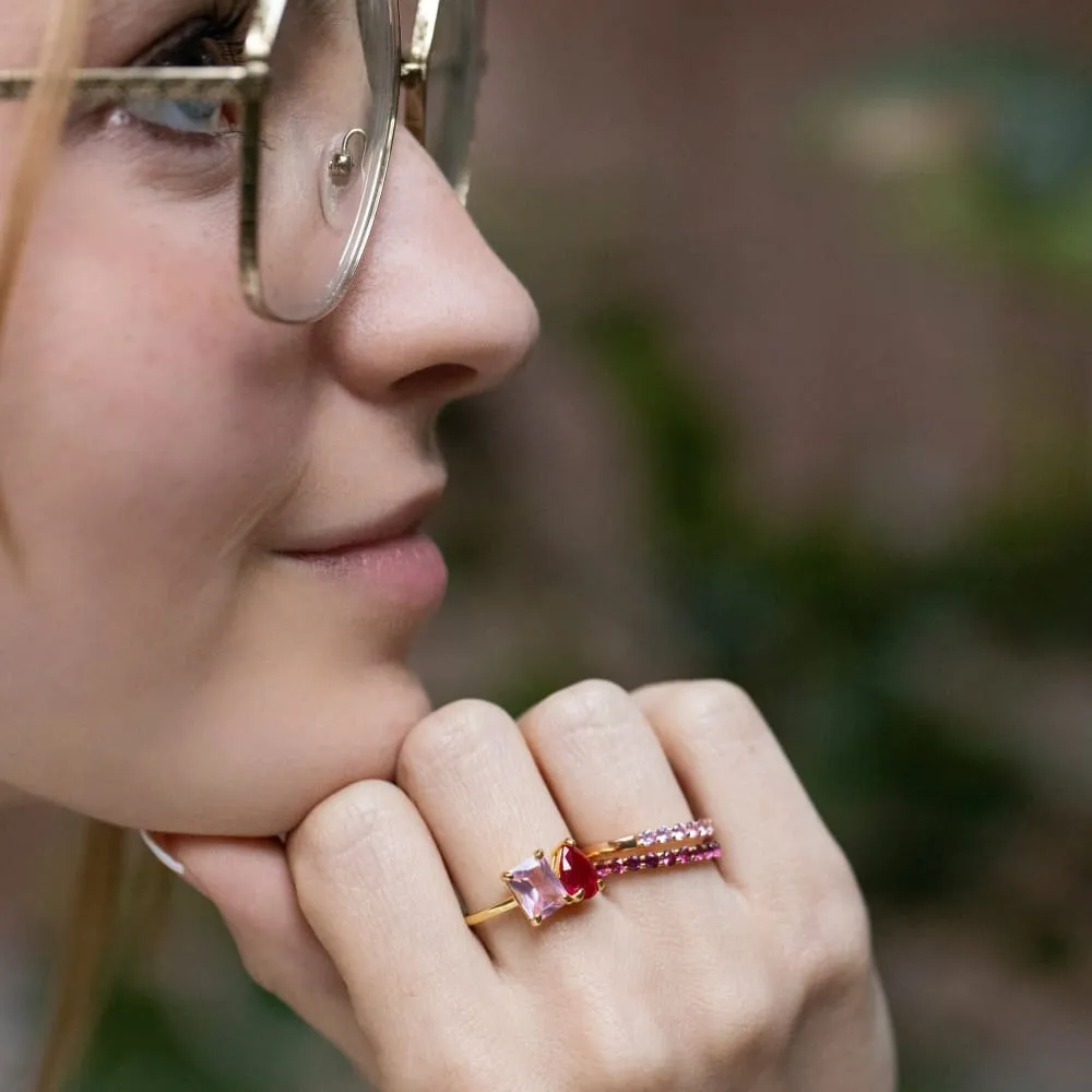 The Aurora - Custom Toi et Moi Ring